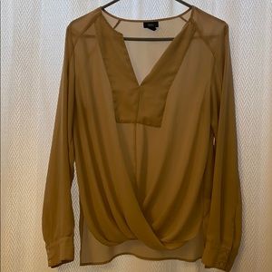 Light pink sheer top